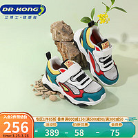 DR.KONG 江博士 学步鞋运动鞋 春季男童潮流拼色国货儿童鞋B14241W016米/绿/红 24