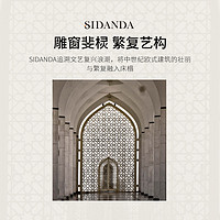 SIDANDA 诗丹娜 140支进口匹马棉四件套法式纯白色全棉套件镂空刺绣轻奢