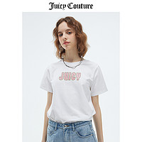 Juicy Couture 橘滋 新款趣味短袖T恤女宽松美式上衣夏