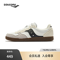 saucony 索康尼 BULLET CT德训鞋女复古小白鞋子男软底情侣低帮板鞋