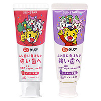 Sunstar 盛势达 巧虎儿童牙膏1支2-6-12岁牙期防蛀正品宝宝牙膏日本进口
