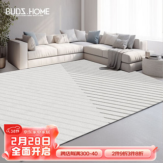 BUDISI 布迪思 地毯客厅现代简约轻奢高级感加厚沙发免洗可擦卧室大面积防水防滑 空间-03