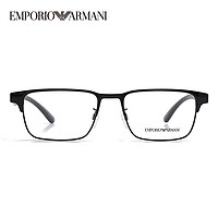 EMPORIO ARMANI ARMANI阿玛尼眼镜框商务黑框眼镜架男士全框眼镜配近视镜片1121