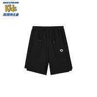 SKECHERS 斯凯奇 男女童针织短裤休闲舒适夏季儿童运动五分裤P224K043