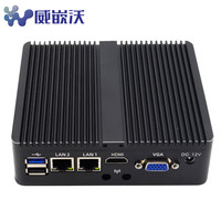 威嵌沃（VINcanWO）微型工控机嵌入式全封闭迷你工控主机商务办公便携式小型台式机电脑miniPC J4125/8G/512G 赛扬四核J4125（双网口）
