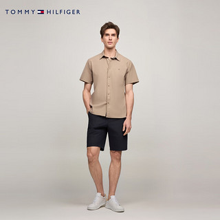 TOMMY HILFIGER【范丞丞同款防晒速干】夏季功能系列24男凉感吸湿衬衫36997 卡其色AEG L （：150-165斤）