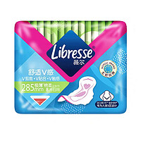 薇尔 Libresse 卫生巾285mm4包32片绵柔亲肤极薄棉柔加长日用D