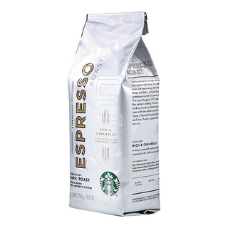 星巴克（Starbucks）星巴克咖啡豆 美国阿拉比卡可研磨咖啡浓缩纯黑咖啡 250g浓缩烘焙咖啡豆2024.04.25