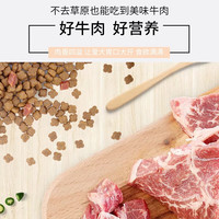 路斯 牛肉粒狗粮双拼粮通用型2kg犬粮小型犬成犬泰迪柯基法斗幼犬