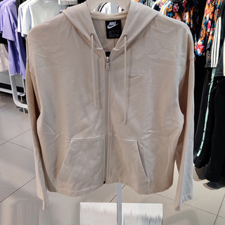 耐克（NIKE）外套女装春秋跑步训练运动服连帽防风休闲宽松夹克CJ3753-010 CJ3753-140 L