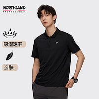 NORTHLAND 诺诗兰 POLO衫男士春夏季户外运动休闲翻领短袖T恤上衣NTSDH5387E