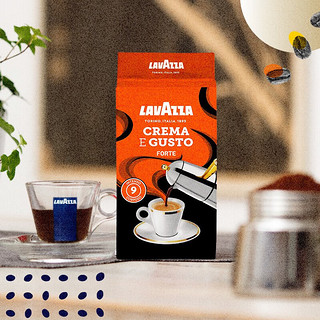 拉瓦萨（LAVAZZA）意大利Forte福特咖啡粉250g/袋意式美式浓香拼配深度烘焙