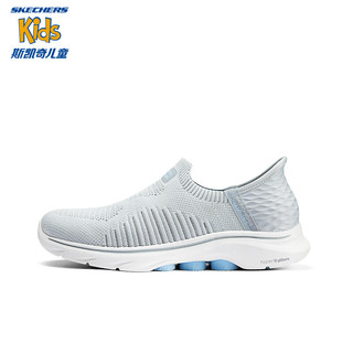 斯凯奇（Skechers）GO WALK 7女士一脚蹬健步鞋125240 女款-自然色/粉红色/NTPK 35