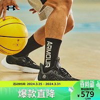 安德玛 UNDERARMOUR）库里Curry Flow 9男女运动篮球鞋3025631 黑色001 41