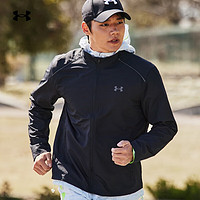 安德玛 UNDERARMOUR）春夏Storm男子跑步运动夹克1376797 黑色001 L