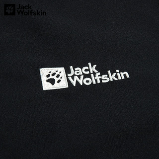 Jack Wolfskin狼爪软壳衣男秋冬户外运动休闲透气防风防泼水夹克外套5321172 5321172-6000/黑色拍大一码 2XL 185/108A