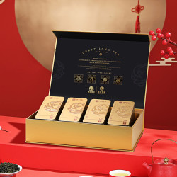 GANDELONGXIN 感德龙馨 狮峰×感德龙馨特级清香型乌龙茶叶铁观音礼盒装送礼长辈256g自饮