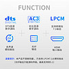 7.1CH音频分离4K立体 HDMI转模拟音频转换器CEC光纤dts多声道LPCM