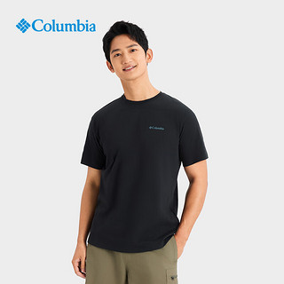 哥伦比亚 短袖男款24新款户外休闲透气速干圆领T恤XE8911