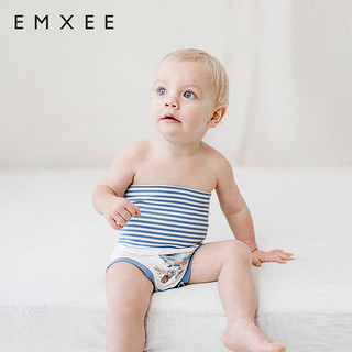 嫚熙（EMXEE）婴儿高腰肚兜护肚围夏季宝宝防着凉护肚子儿童纯棉护脐带 天鹅公主 59cm （适合0-3个月）