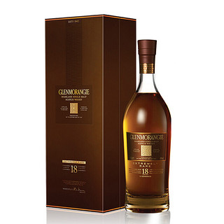 格兰杰（Glenmorangie）单一麦芽苏格兰威士忌 高地产区 原瓶洋酒烈酒 MHD 格兰杰18年700mL1瓶