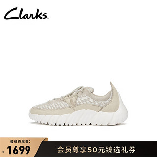 Clarks其乐自然360系列男鞋24跑鞋舒适透气轻量缓震运动鞋 白色 261767637 44