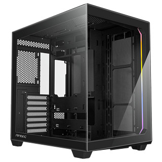 Antec 安钛克 C5  海景房机箱台式主机/ATX/玻璃侧透/双360水冷位/无立柱/ARGB灯条/背插式主板/Type-C