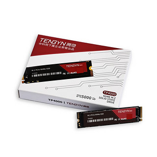 腾隐 TP4000 NVMe M.2 固态硬盘 1TB PCIe 4.0