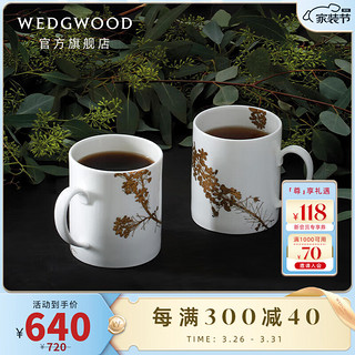 WEDGWOOD 威基伍德王薇薇VeraWang灿金花园马克杯骨瓷杯子水杯 灿金花园马克对杯