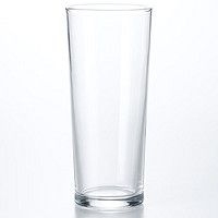 NITORINITORI宜得利家居简约钢化玻璃杯家用水杯2只装 425ml 透明 425ml