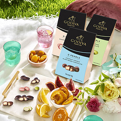 GODIVA 歌帝梵 扁桃仁果仁黑巧克力豆x4澳洲儿童办公室零食糖果