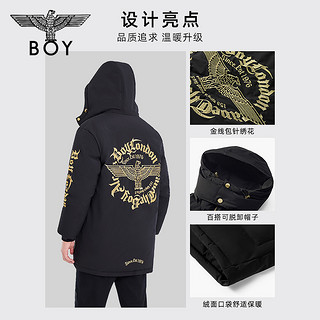 BOYLONDON冬季长款无性别羽绒服N26901