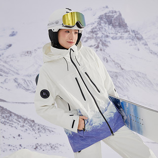 艾莱依两件式羽绒服女2022短款滑雪服时尚运动户外冬季外套潮