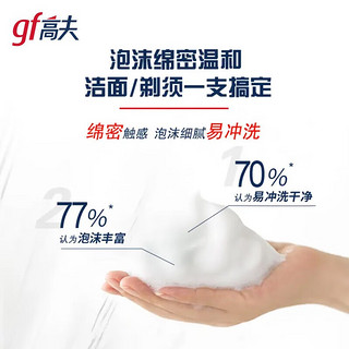 gf 高夫 男士套装礼盒（洁面120g+乳液180ml+赠洁面2个）