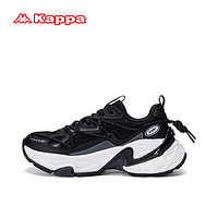 Kappa 卡帕 运动鞋逐风一代男子老爹鞋轻便减震跑步鞋 黑色 42