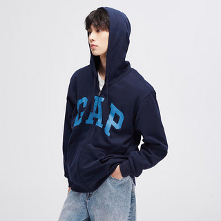 Gap 盖璞 男女装LOGO法式圈织软卫衣外套 892182