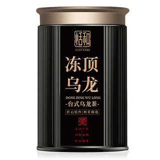 恬和茶叶乌龙茶 冻顶乌龙茶 2023新茶特级浓香型台式高山茶单罐装125g