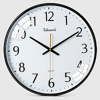 Telesonic 天王星 钟表挂钟客厅家用时尚轻奢现代简约电子时钟挂墙石英钟挂表