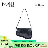 MANU Atelier 单肩包 马鞍包 斜挎包 MINI CURVE BAG系列 黑色