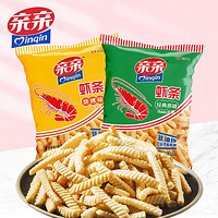 亲亲 虾条30g*4包膨化食品休闲办公室薯片怀旧零食解馋小吃