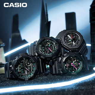 CASIO 卡西欧 霓虹未来 G-SHOCK系列 51.2毫米石英腕表 GA-100MF-1A