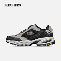 SKECHERS 斯凯奇 男鞋休闲运动鞋复古潮流厚底增高缓震老爹鞋