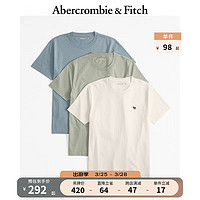 今日必买：Abercrombie & Fitch 3件装小麋鹿纯色短袖T恤 358480-1
