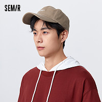 Semir 森马 帽子男女2023新款时尚中性简约字母刺绣潮流遮阳情侣棒球