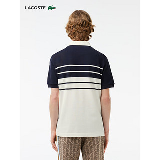 LACOSTE法国鳄鱼男装24夏季经典拼色短袖Polo衫PH8135 GA3/黑白拼色 6 /185