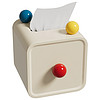 多巴胺纸巾盒家用桌面茶几收纳卷纸筒盒奶油风可爱彩色球卷纸盒