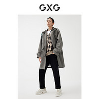 GXG 男装22年春季春日公园系列绿色风衣