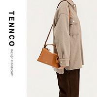 TENNCO 原创时尚高级感真皮手提包小众百搭单肩斜挎女包