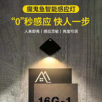 【充一次电 用365天】降价75元！鸿视 门口感应灯入户门牌氛围走廊玄关充电照明灯