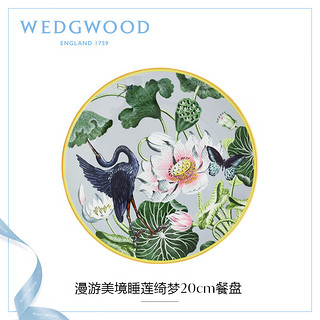 WEDGWOOD 日本直邮WEDGWOOD威基伍德漫游美境20cm餐盘骨瓷盘餐具欧式西餐盘